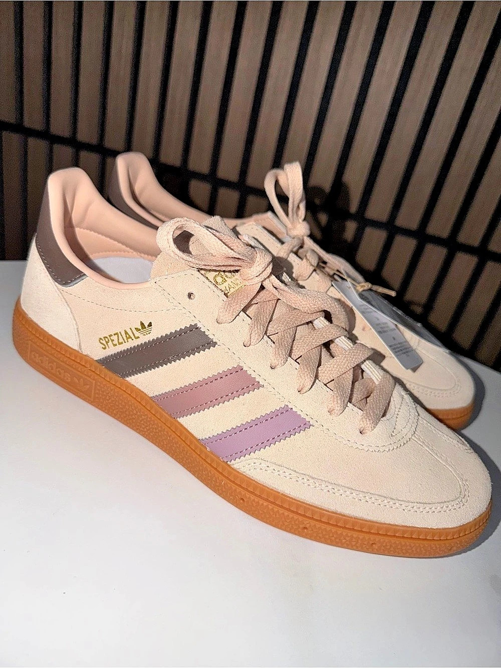Adidas Spezial Sneakers Cream & Pink US 9.5 NWT
